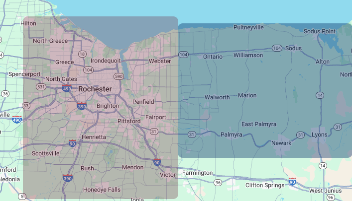 Janitorial Services Area Map New York